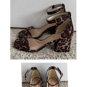 Kelly & Katie Animal Print Block Heels